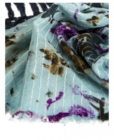 Палантин Унисекс W.FR240-PRINTEMPS/LILAS